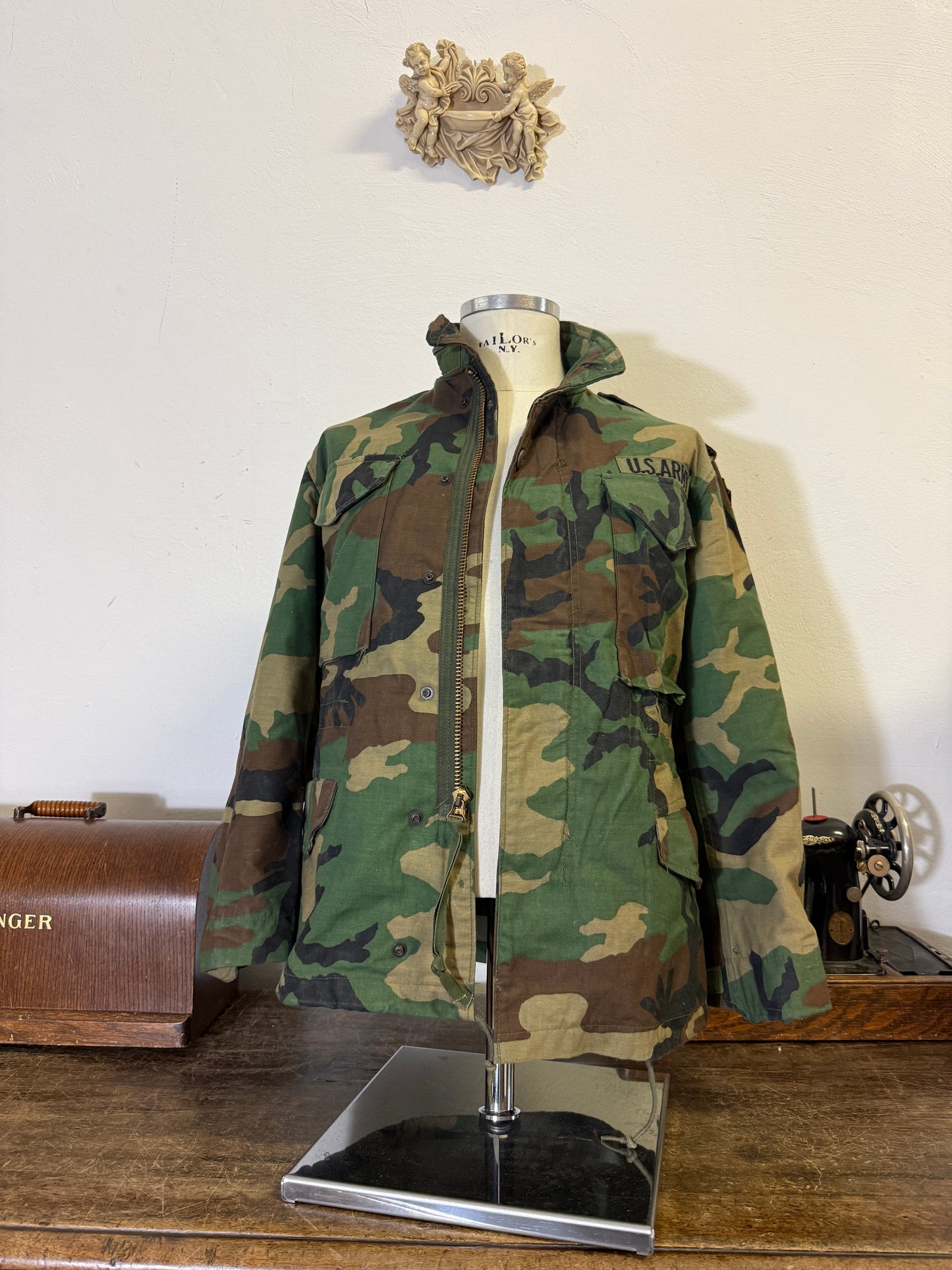 Vintage Woodland Field Jacket M65 Us Army “XS”