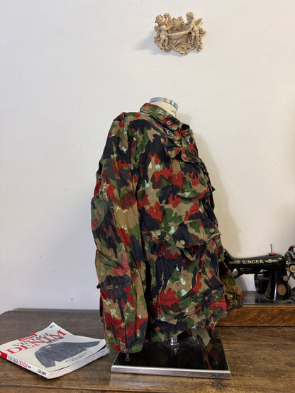 Vintage Swiss Army Camo Jacket M70 “L”