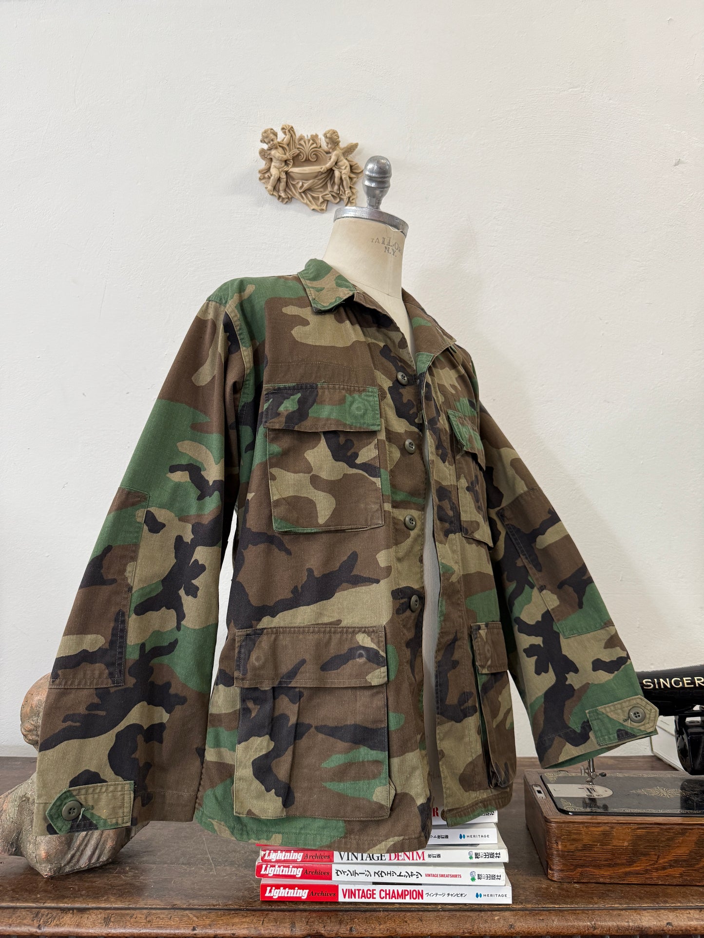Vintage Woodland Jacket Us Army “L”