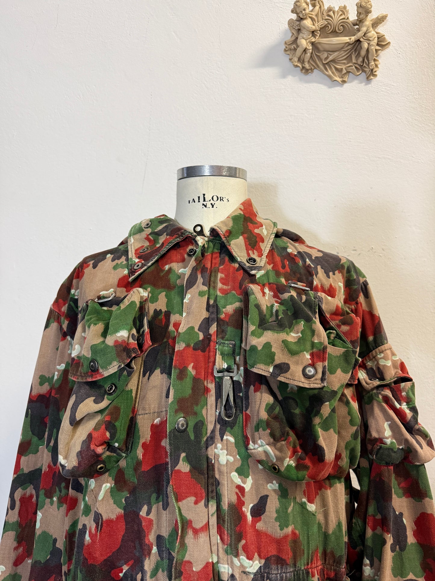 Vintage Swiss Army Camo Jacket M70 “L/XL”