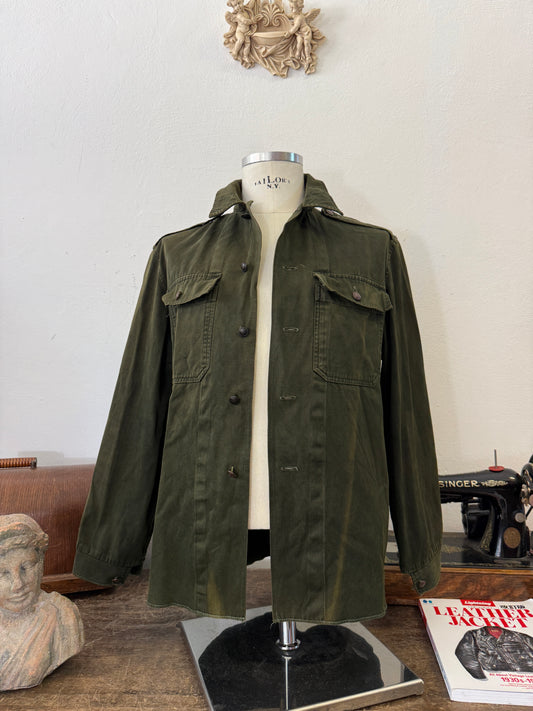 Vintage 80’s Faded Hungarian Army Shirt “M/L”