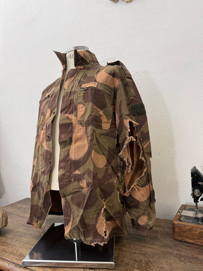 Vintage Distressed Hungarian Army Camo Jacket “M”