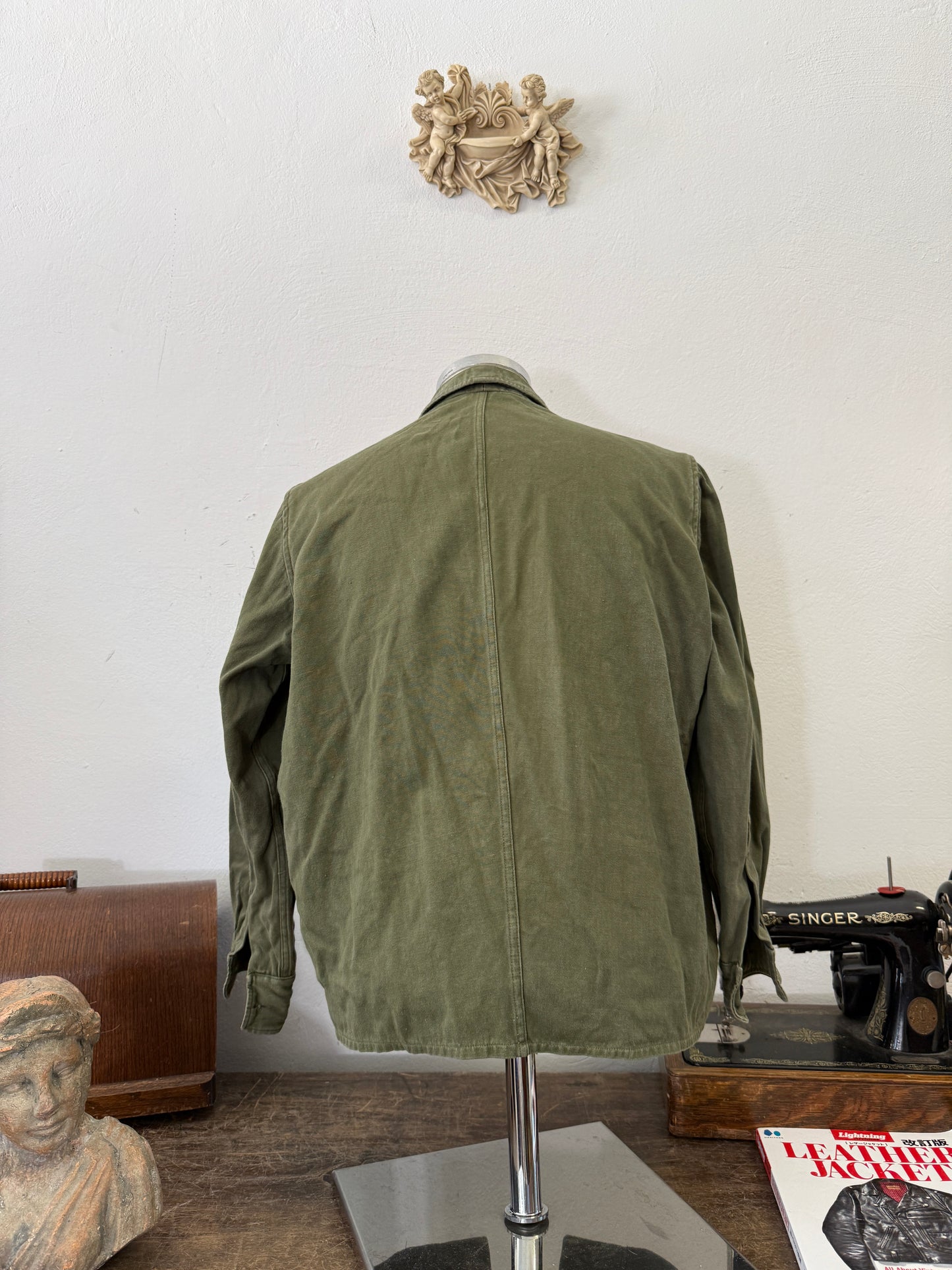 Vintage 80’s Faded Hungarian Army Shirt “XS”