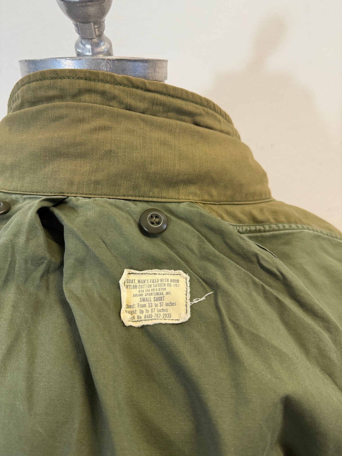 Vintage Field Jacket M65 Us Army First Pattern “S/M”