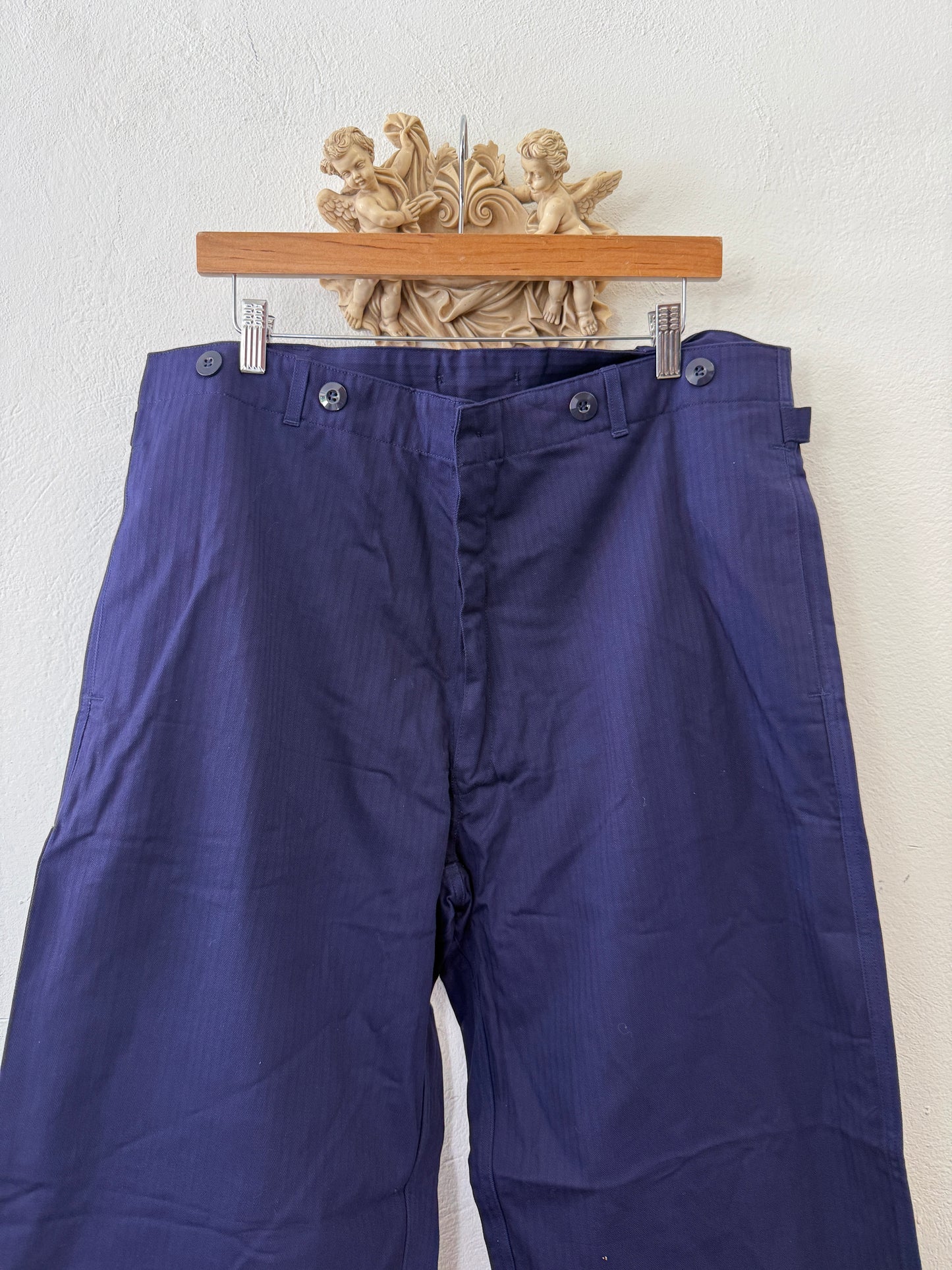 Vintage German Army Work Pants HBT “W36”