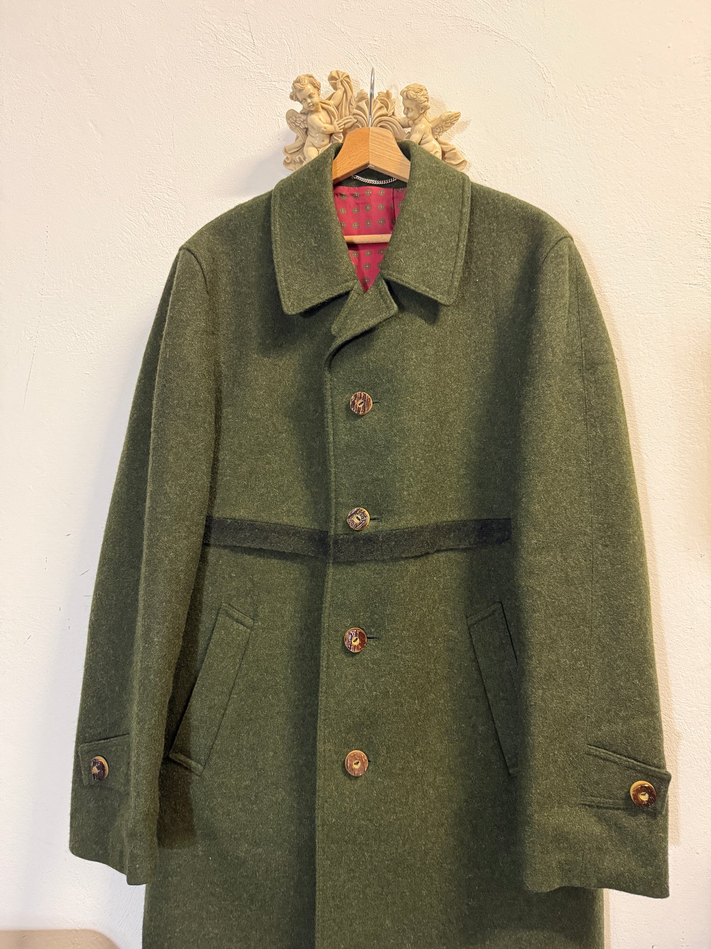 Vintage 80’s Loden Coat “XL”