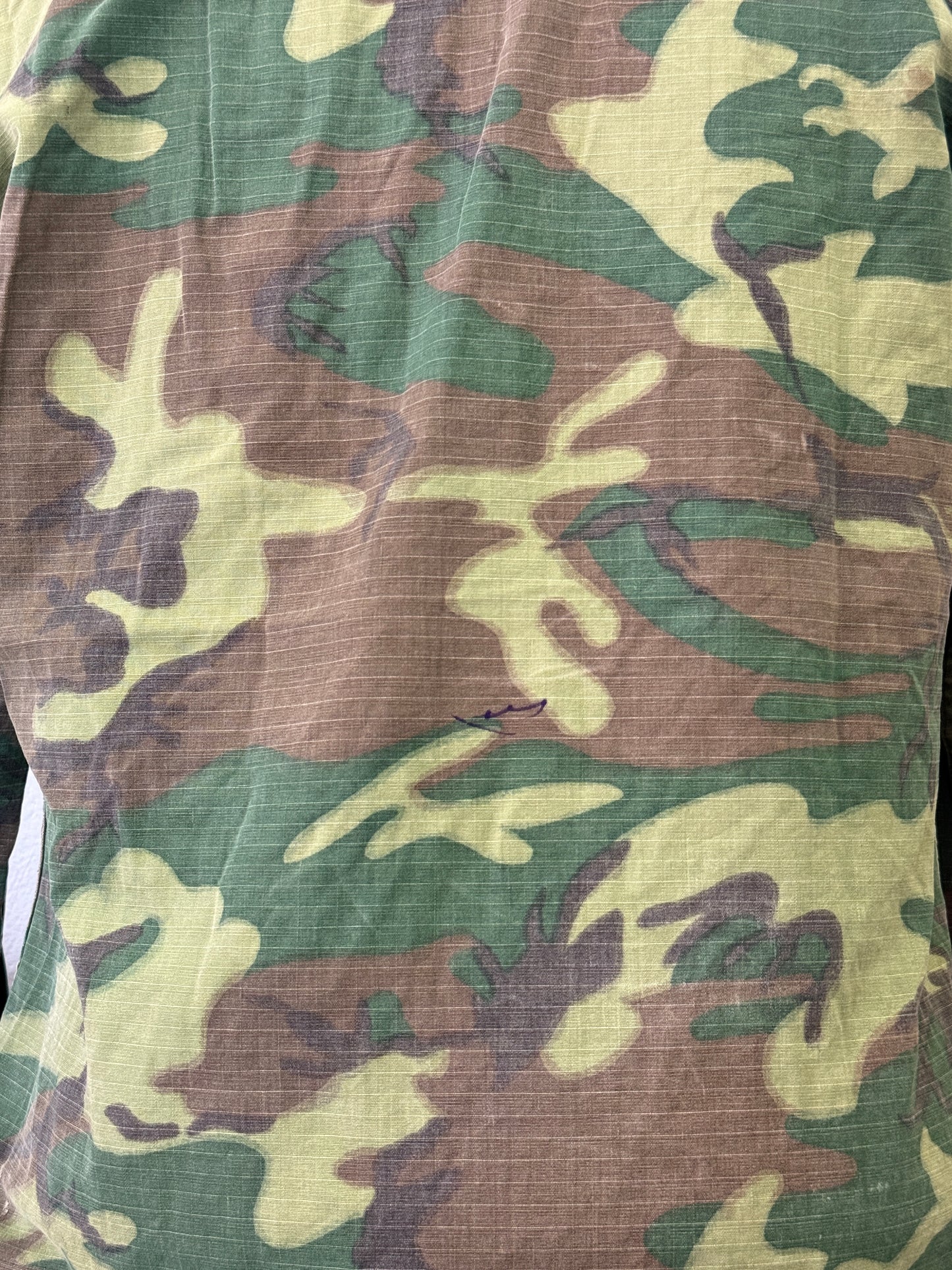 Vintage 1970-80s ERDL Camouflage Pattern Hot Weather Jacket Ripstop “S”