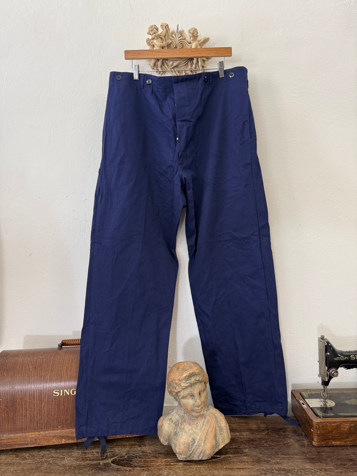 Vintage German Army Work Pants HBT “W38”