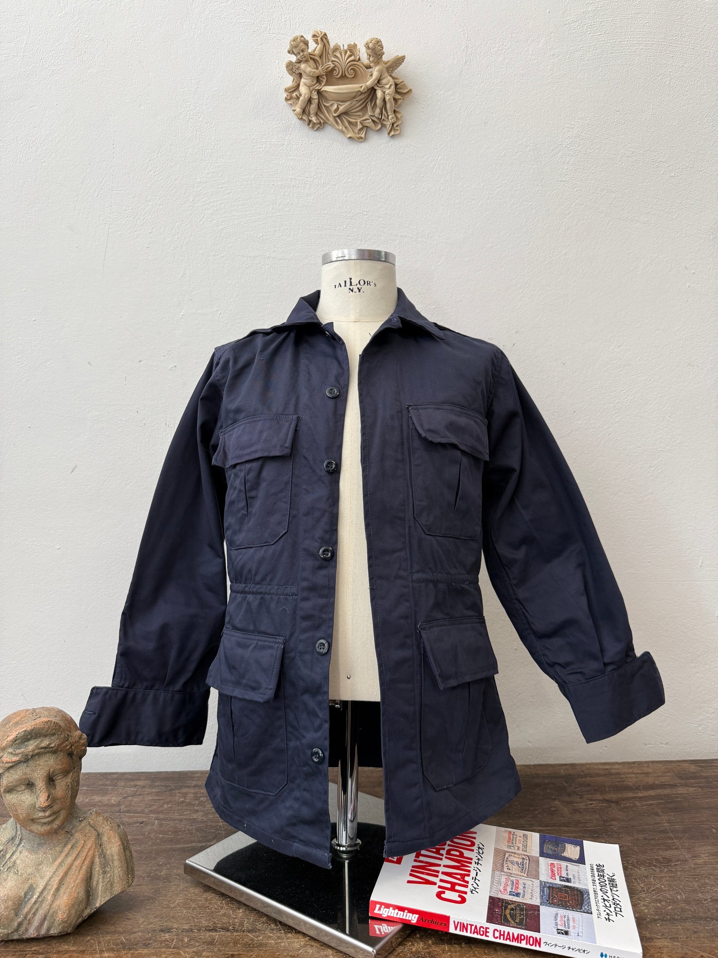 Vintage Greek Army Work Jacket S”