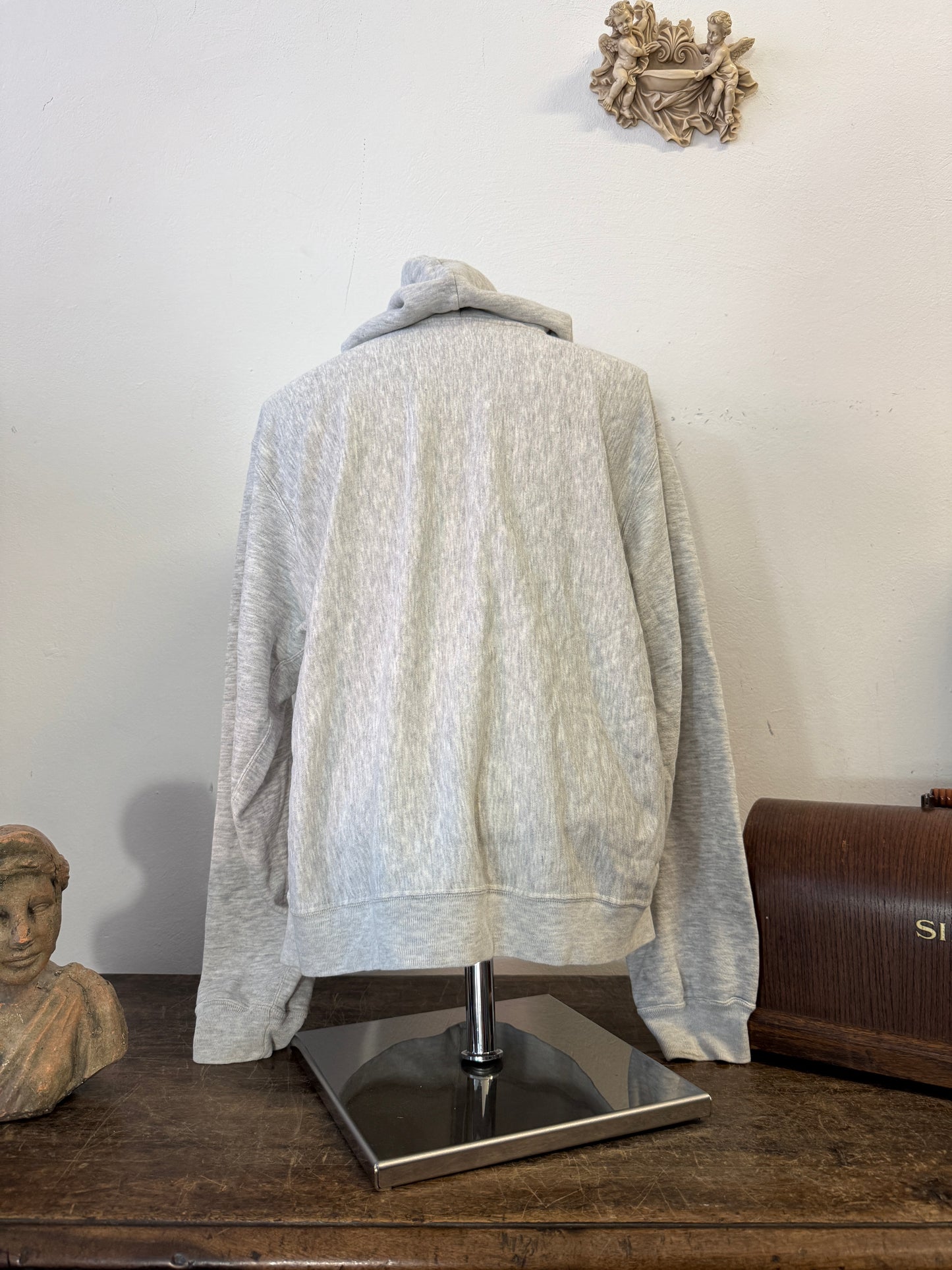 Vintage Us Army Grey Full-Zip Hoodie “XL”