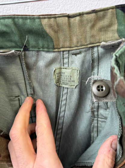 Vintage Woodland Cargo Pants M65 Us Army “W34”