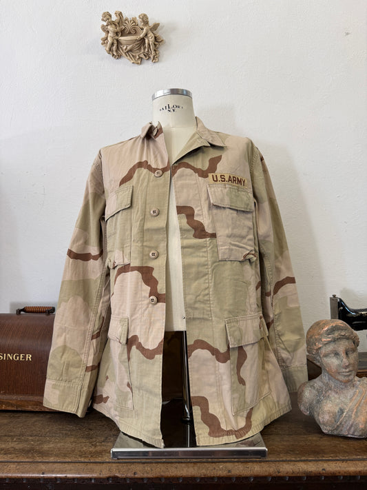 Vintage BDU Camo Jacket Ripstop US Army – L/XL