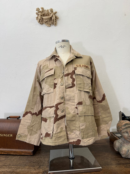 Vintage BDU Camo Jacket Ripstop US Army – L