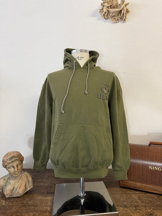 Vintage USMC Hoodie Made in Usa “L”