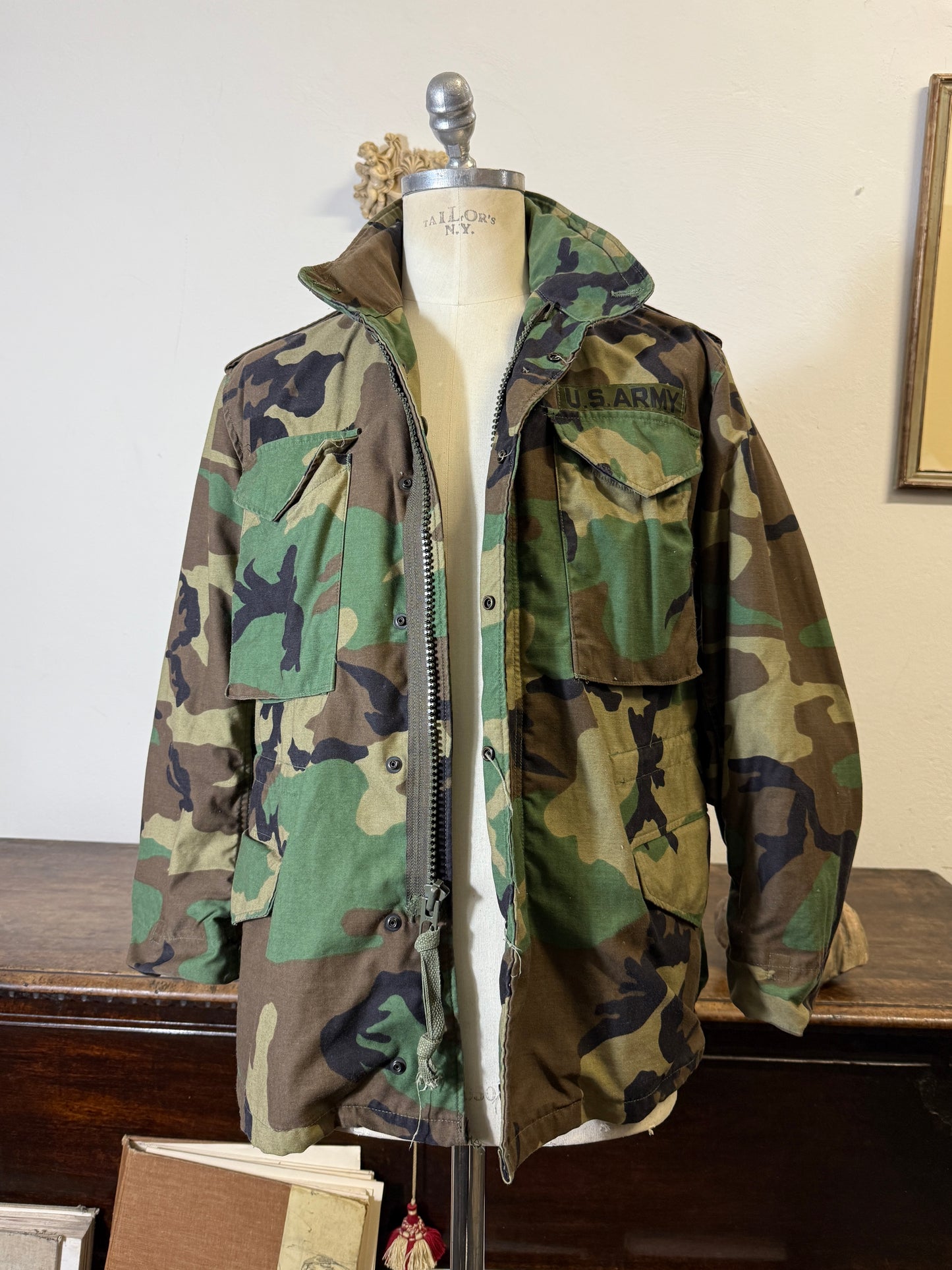Vintage Woodland Field Jacket M65 Us Army “S”