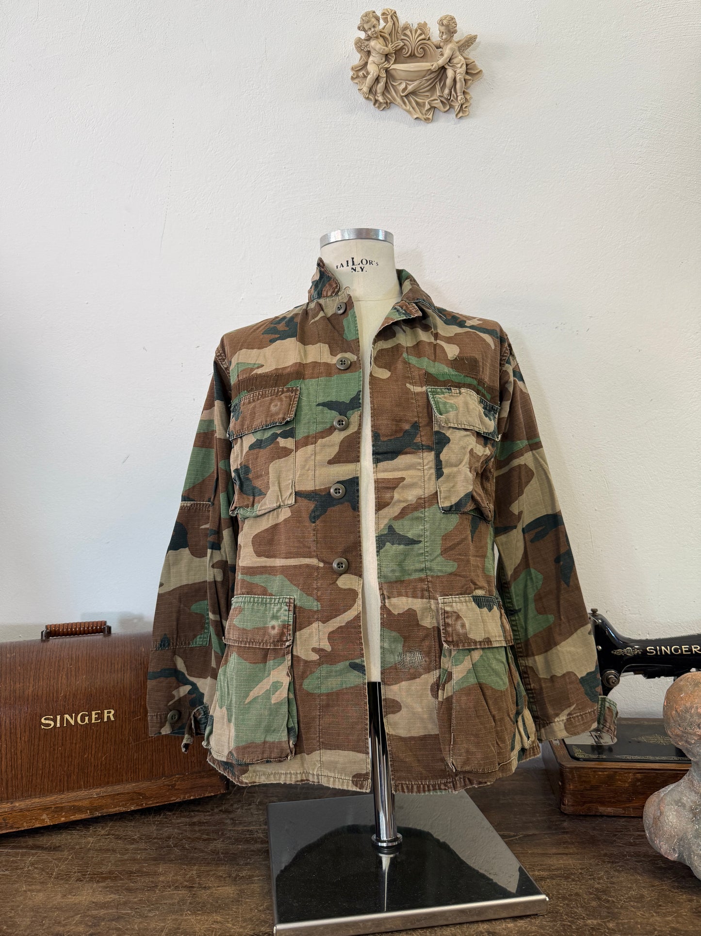 Vintage Ripstop Woodland Us Army Jacket “M”