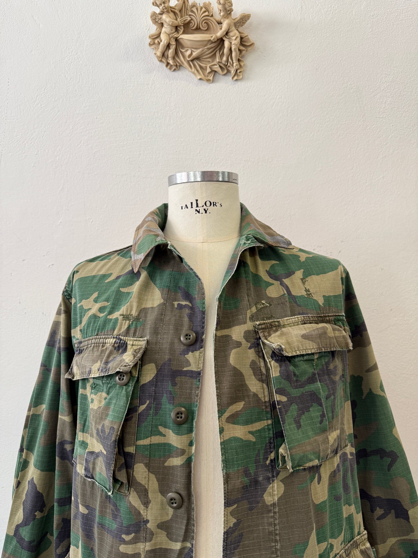 Vintage BDU Camo Jacket Ripstop “S”