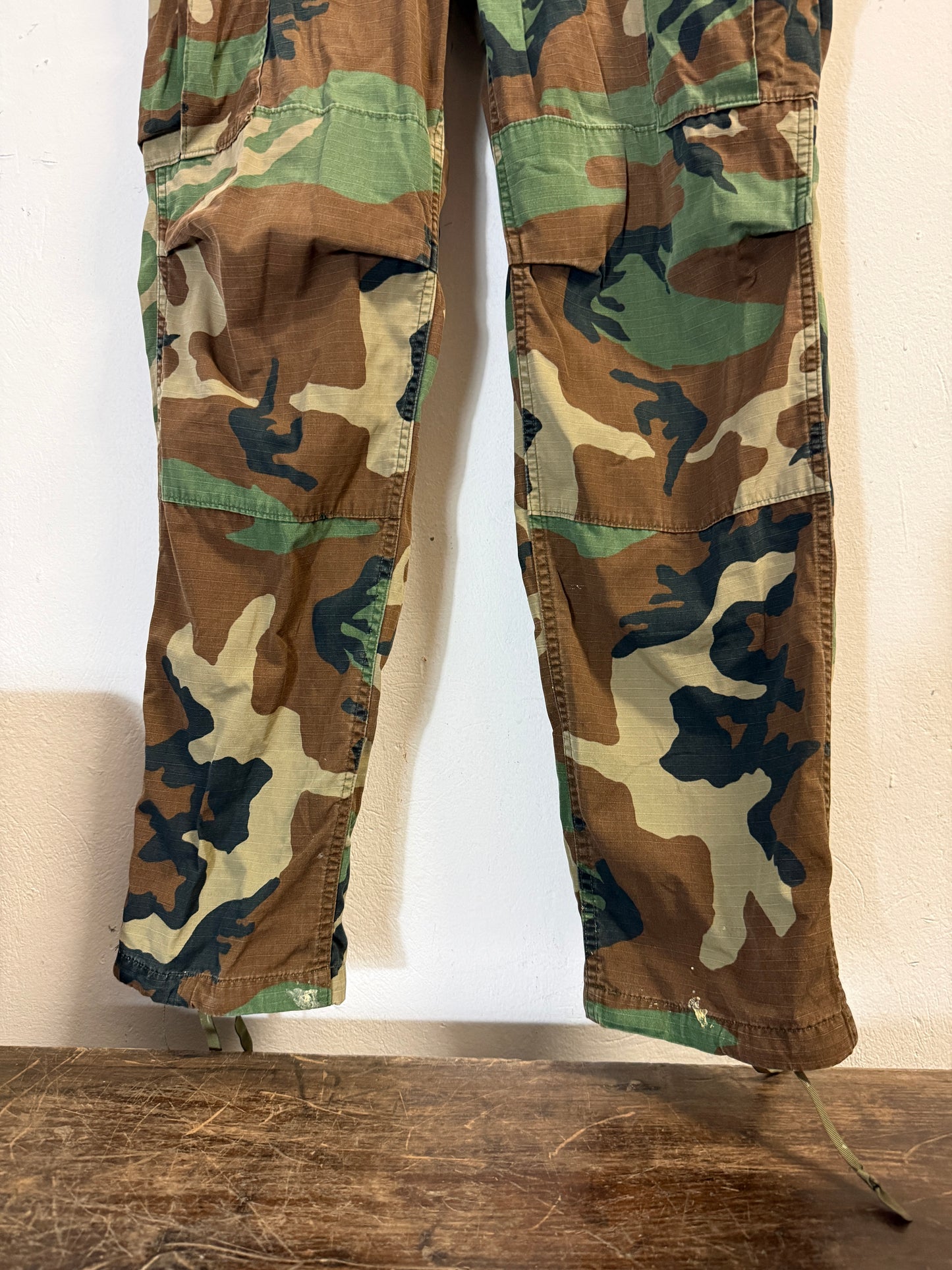 Vintage Woodland Camo Cargo Pants Us Army Rip Stop “W30”