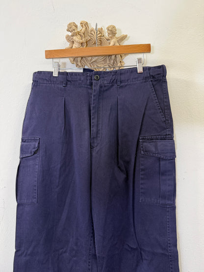Vintage British Navy Cargo Pants “W35”