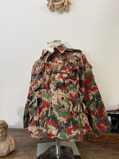 Vintage Swiss Army Camo Jacket M70 “S/M”