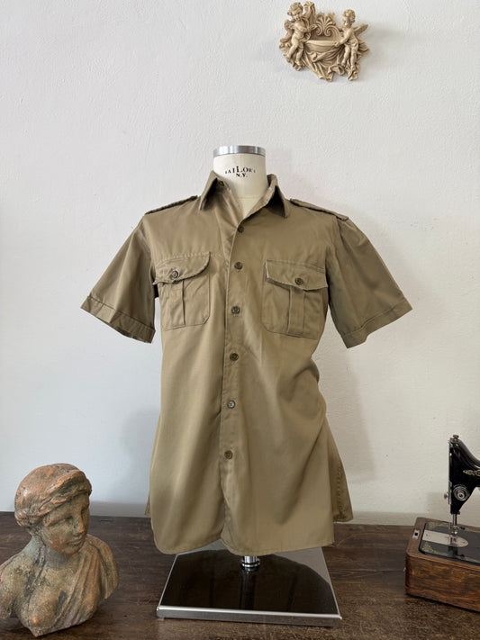 Vintage Italian Army Shirt “S/M”