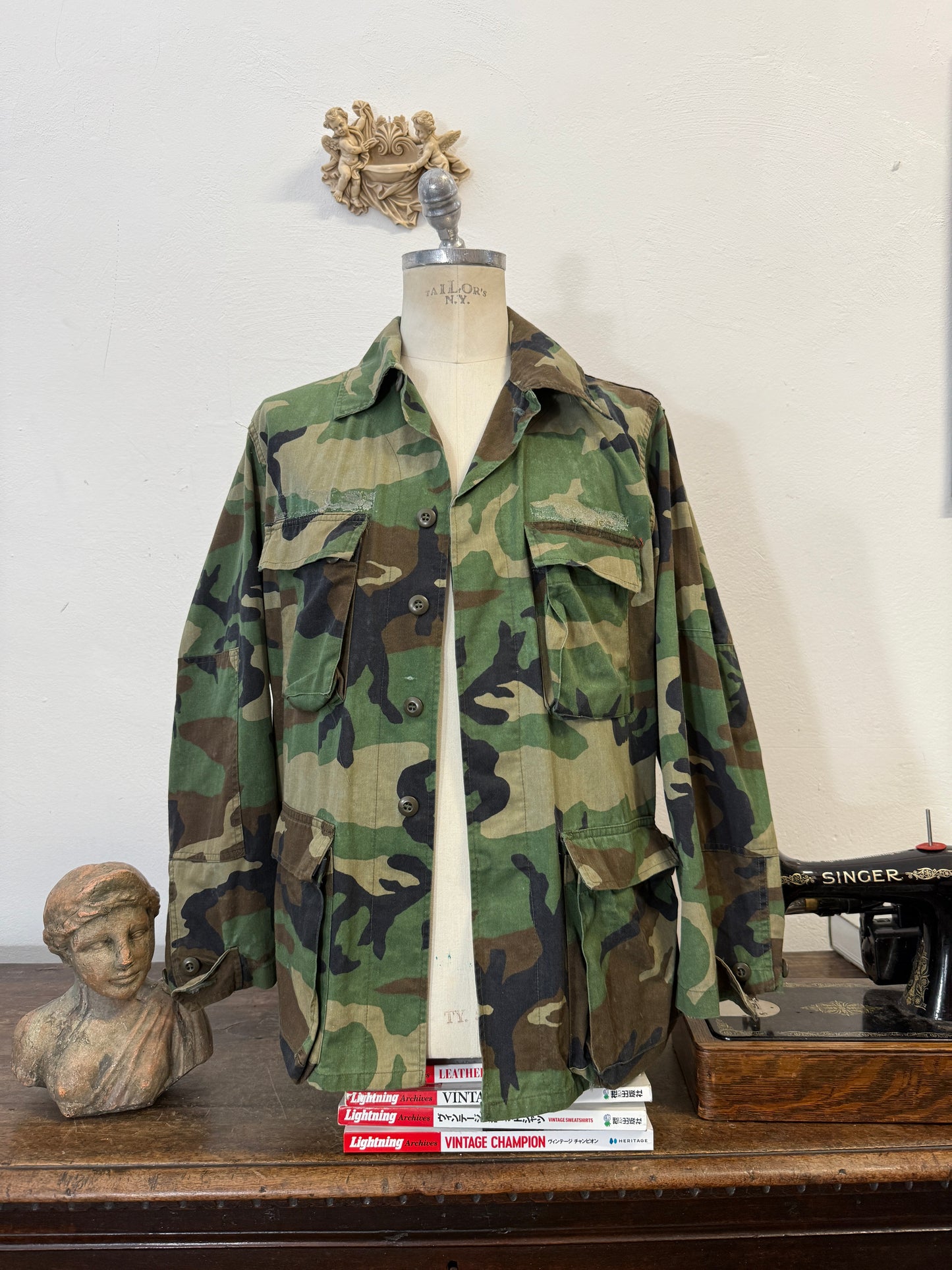 Vintage Woodland Jacket Us Army “L”