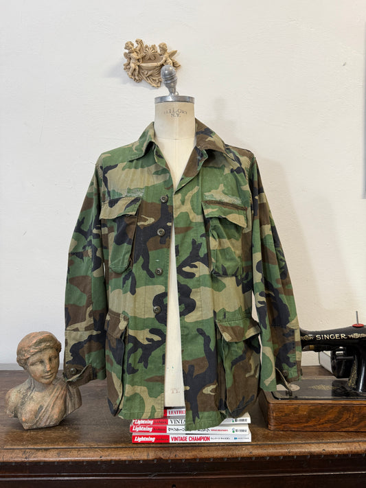 Vintage Woodland Jacket Us Army “L”