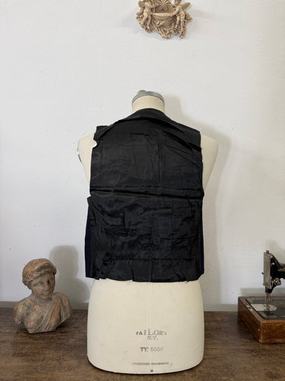 Vintage Italian Navy Vest “S”