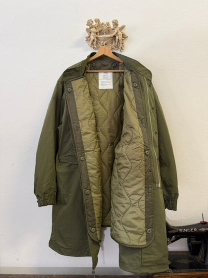 US OD M65 SHELL PARKA WITH LINER - REPRO “L/XL”