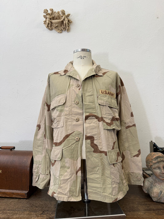 Vintage BDU Camo Jacket Ripstop US Army – XL