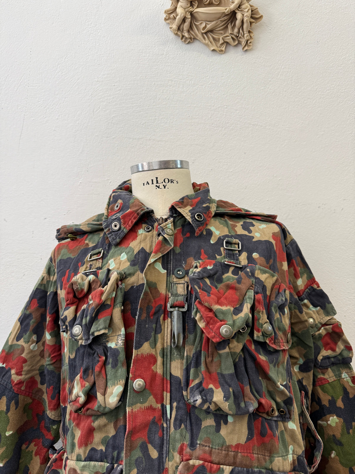Vintage Swiss Army Camo Jacket M70 “L”