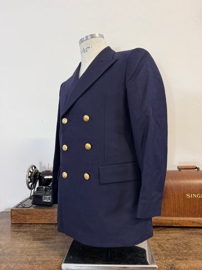 Vintage 00’s Italian Navy Double Breasted Jacket “S”