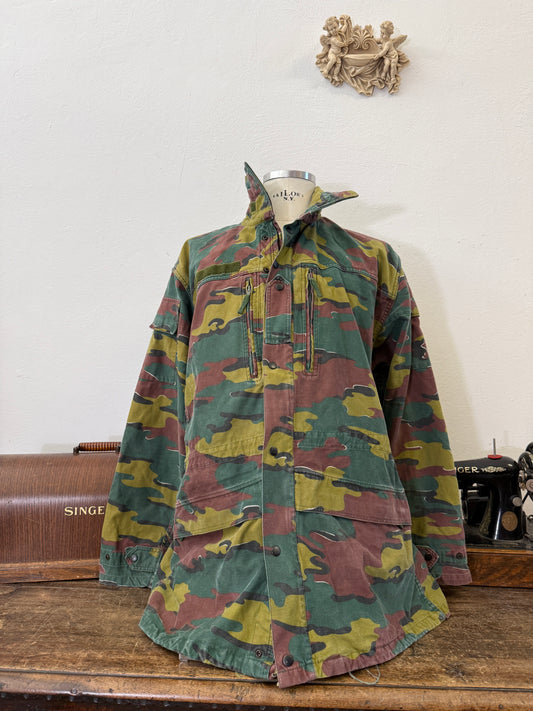 Vintage Belgian Army Camo Jacket “XL”