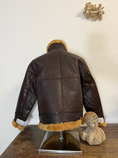 US B46 SHEEPSKIN LEATHER JACKET “L”