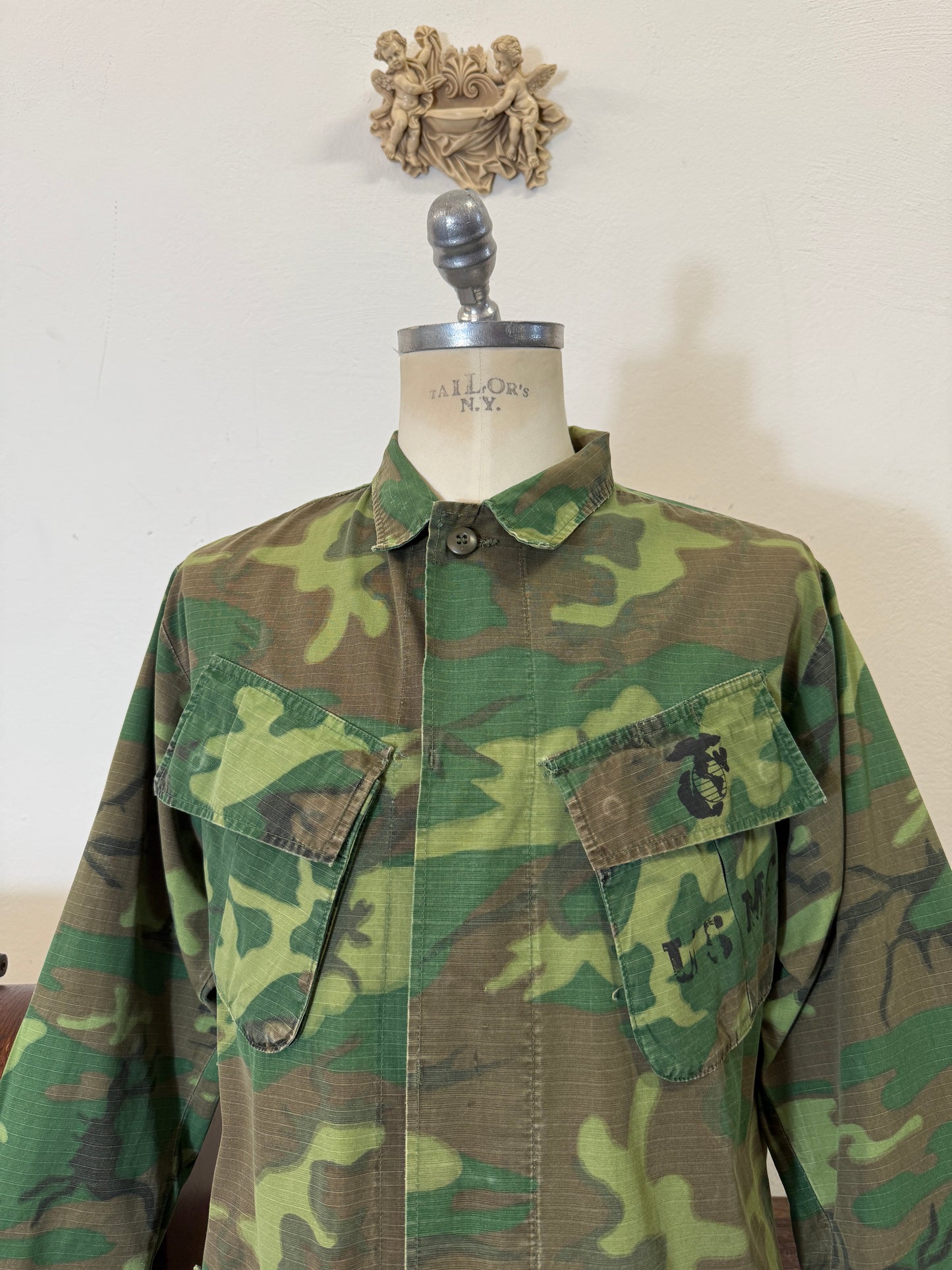Vintage USMC Jungle Jacket ERDL - M/L
