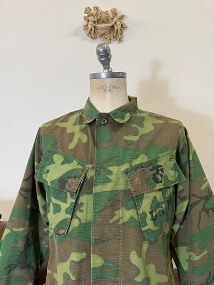 Vintage USMC Jungle Jacket ERDL - M/L