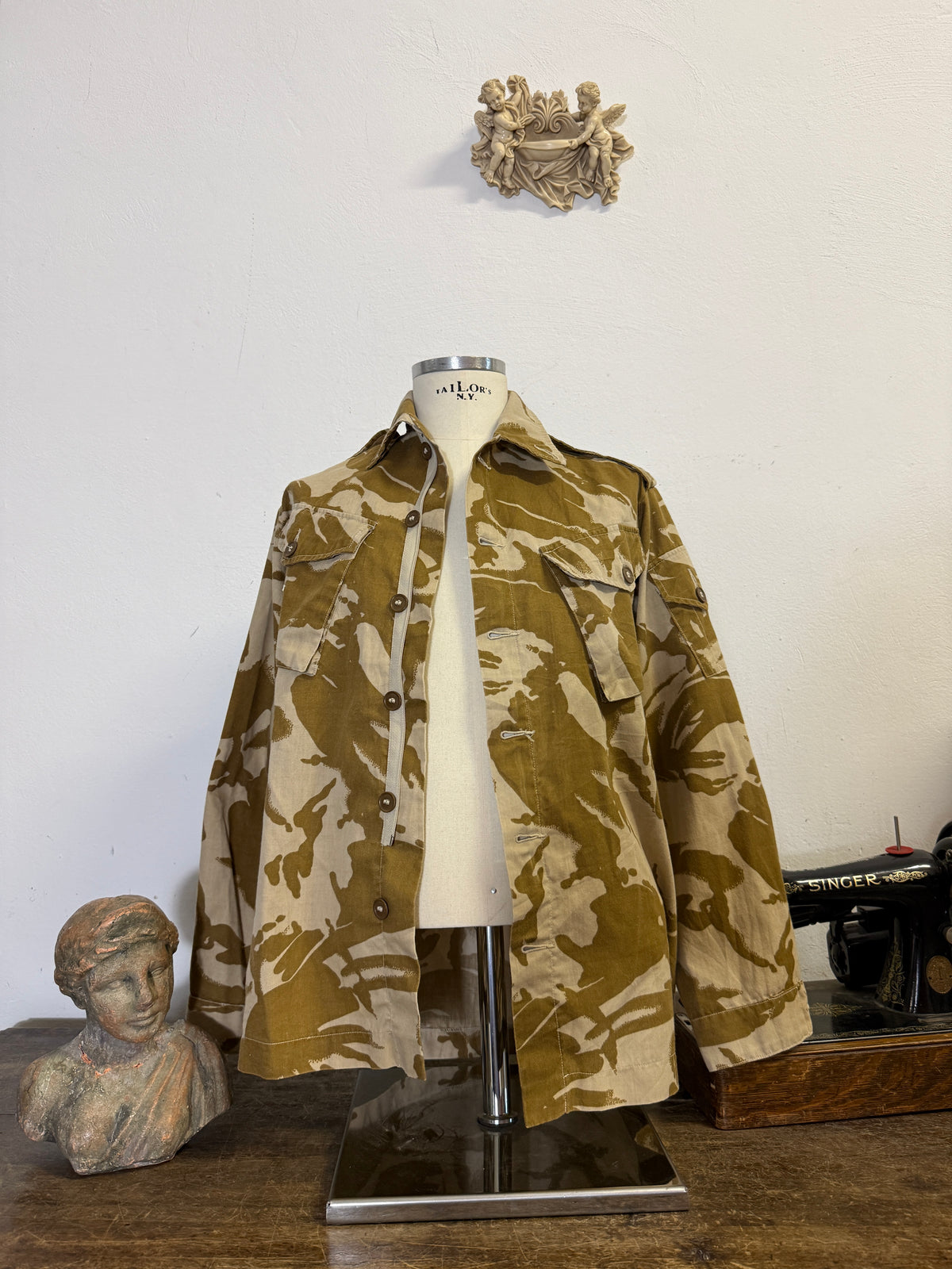 Vintage British Army Camo Jacket “M”