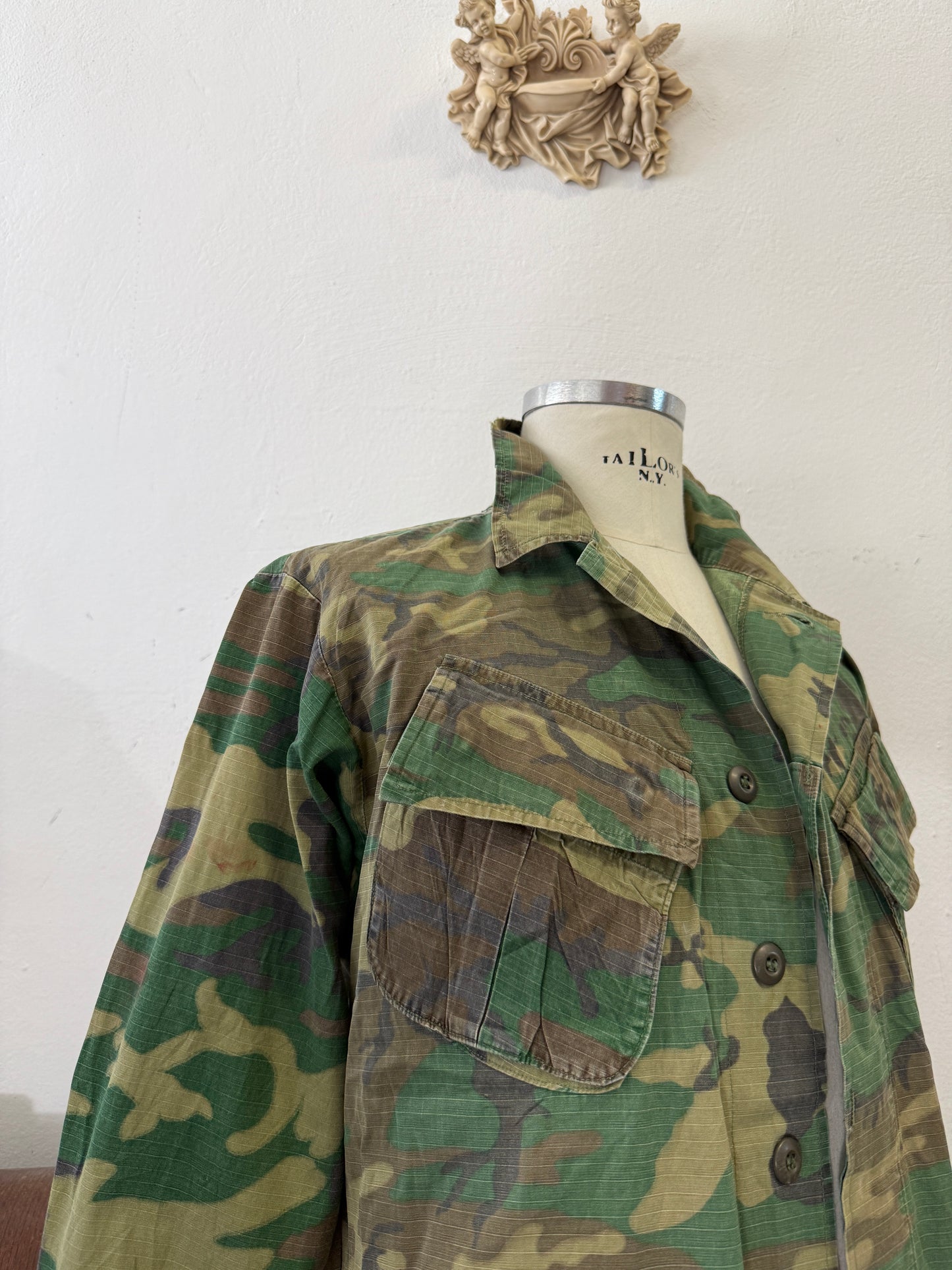 Vintage 70’s Ripstop Jungle Jacket ERDL USMC “M”