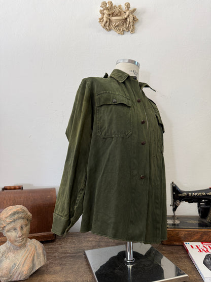 Vintage 80’s Faded Hungarian Army Shirt “M”