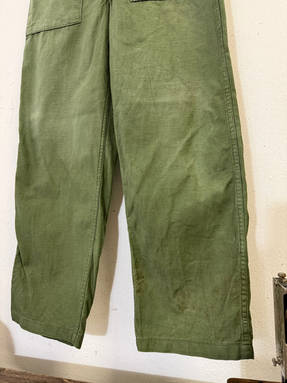 Vintage Og 107 Us Army Fatigue Pants “W32”