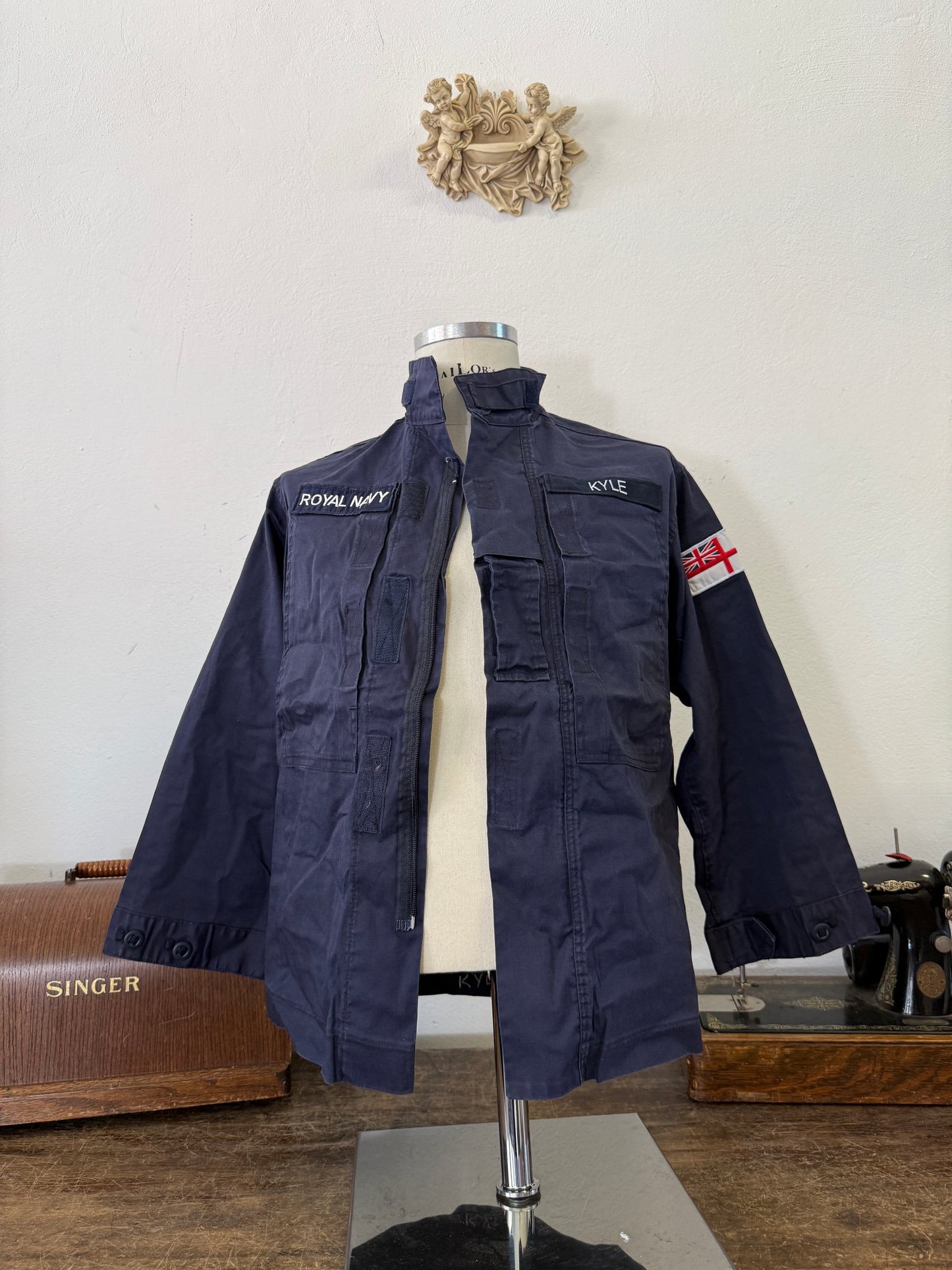 Vintage British Royal Navy Jacket “S”