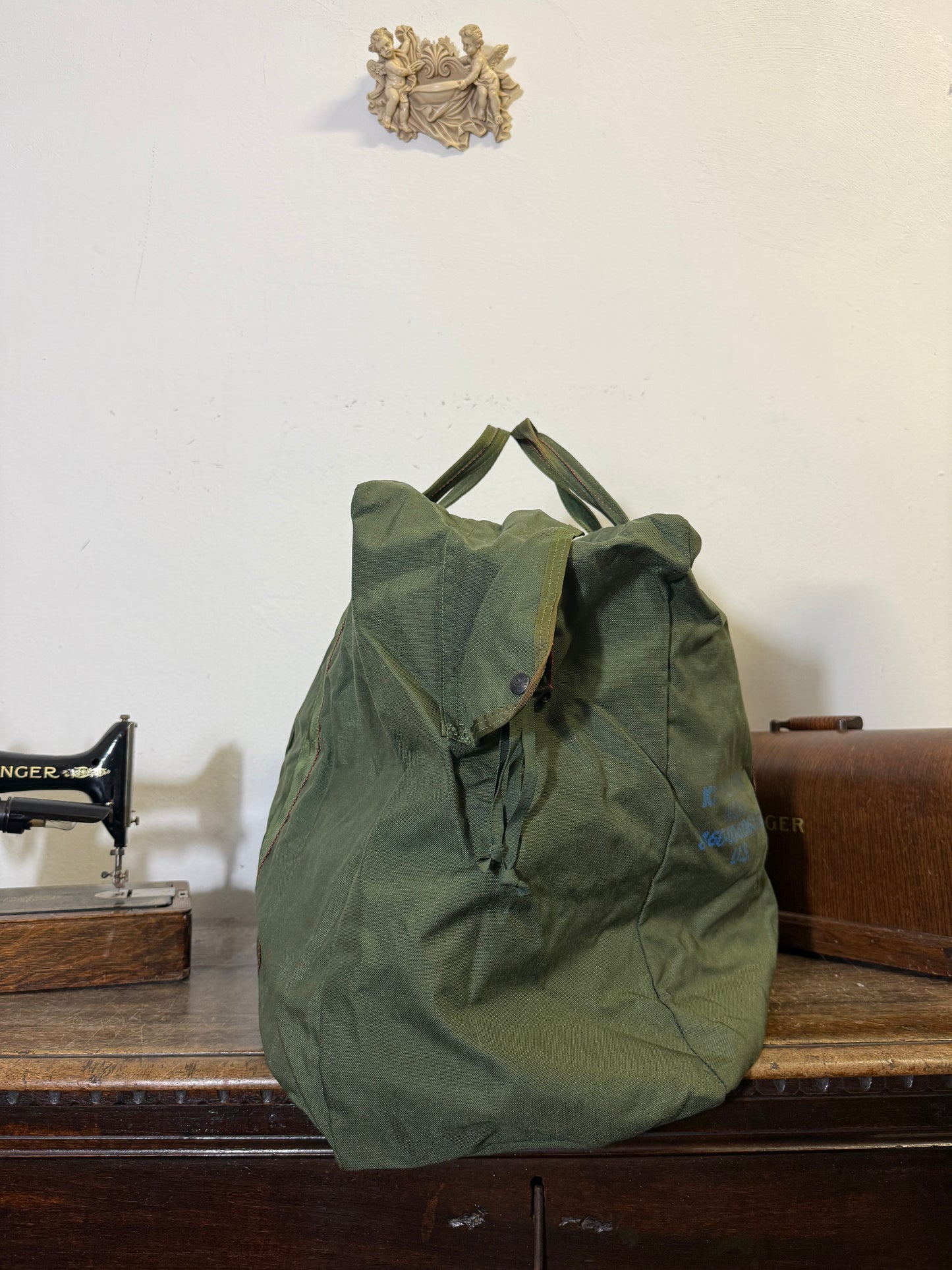 Vintage Nylon Us Flyers Kit Bag