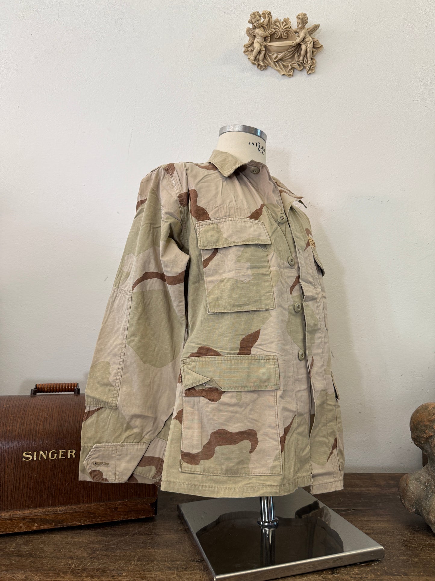 Vintage BDU Camo Jacket Ripstop US Army “M”