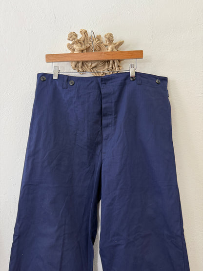 Vintage German Army Work Pants HBT “W38”
