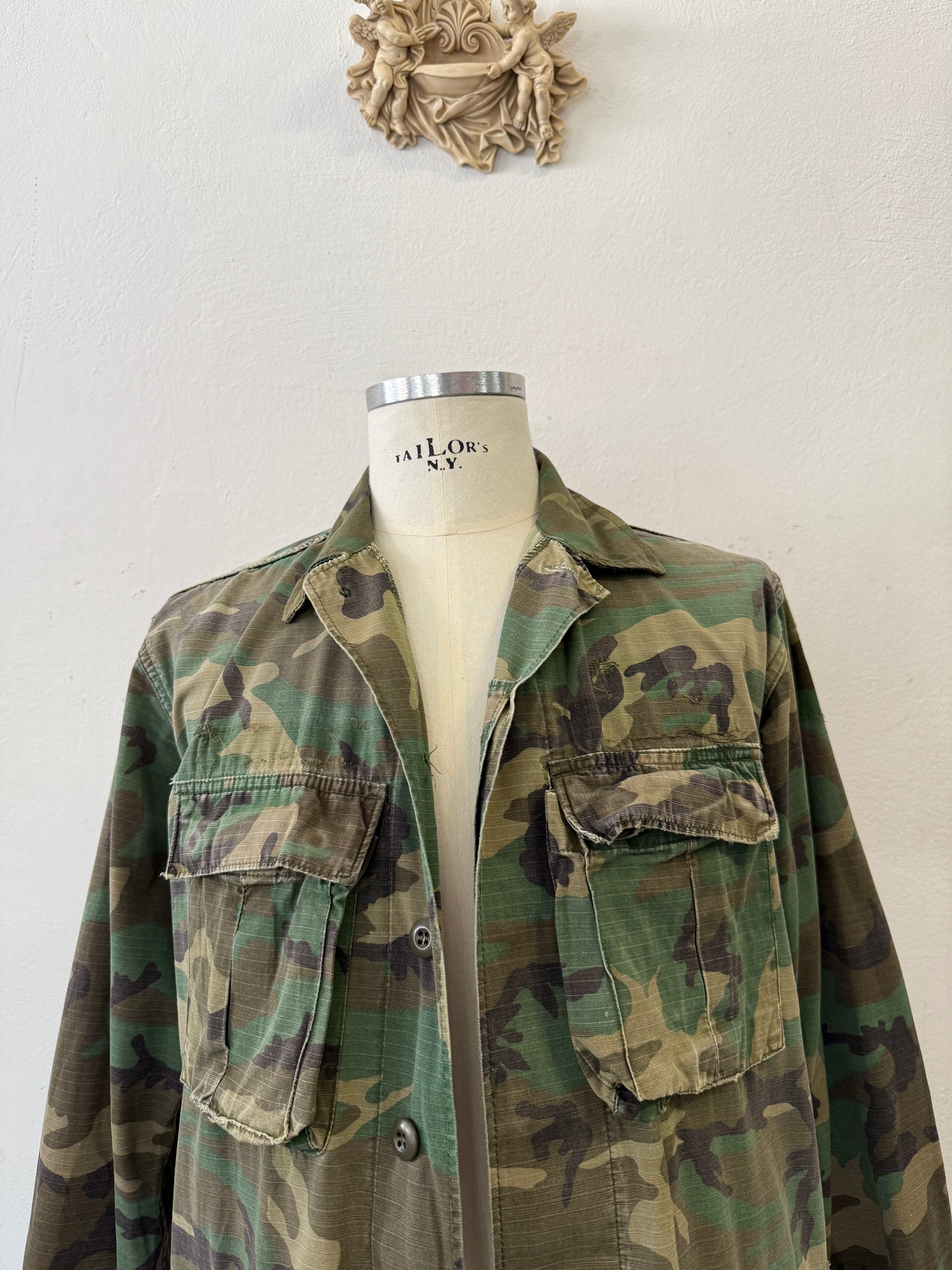 Vintage BDU Camo Jacket Ripstop “M/L”