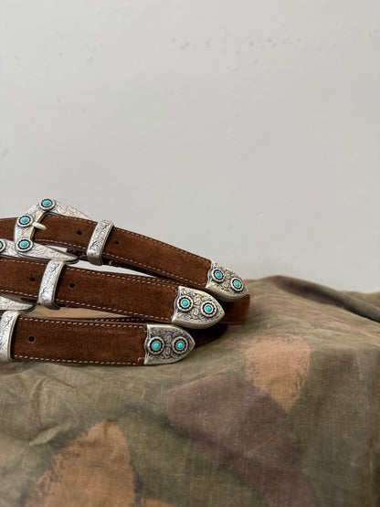 Padded Suede Belt – Calvin