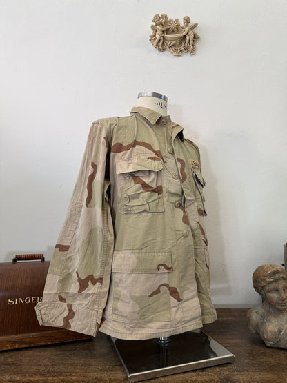 Vintage BDU Camo Jacket Ripstop US Army – L