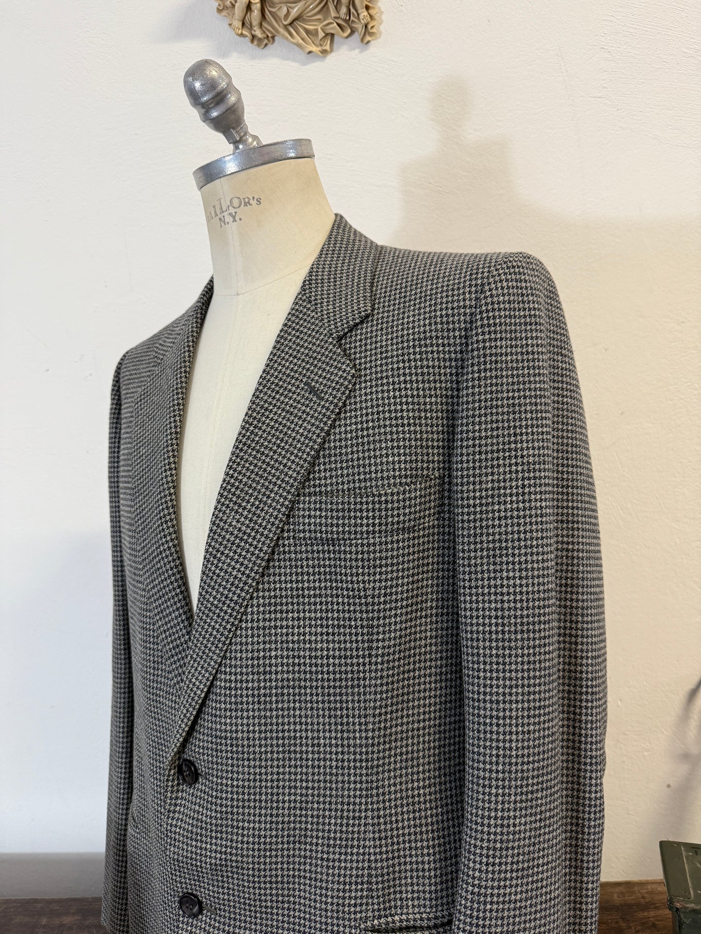 Vintage Blazer Pied de Poule “L”