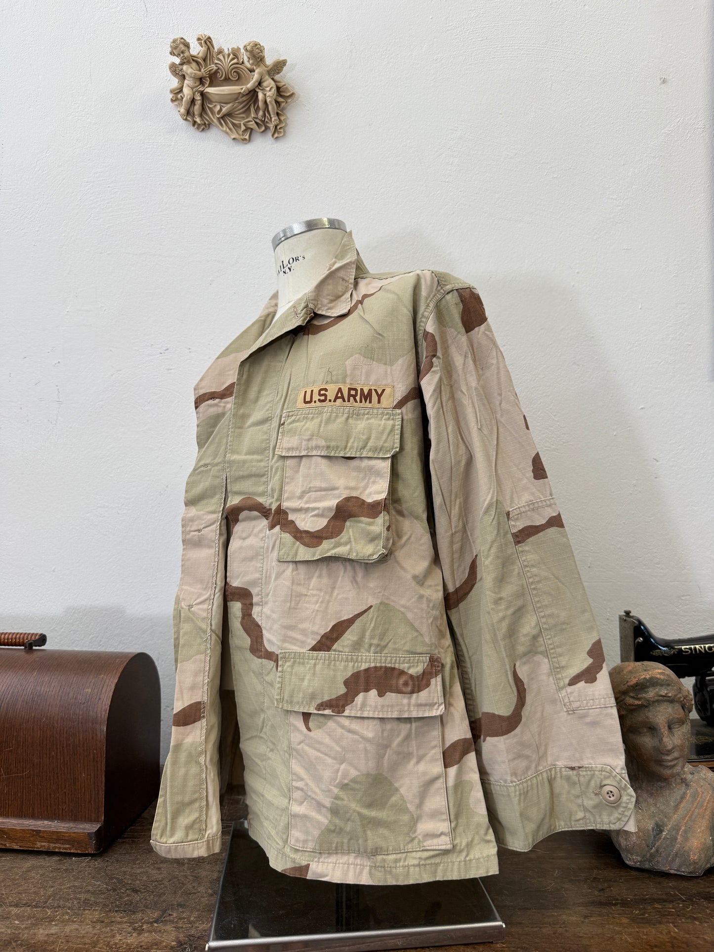 Vintage BDU Camo Jacket Ripstop US Army – XL