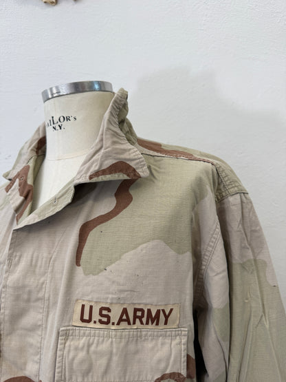 Vintage BDU Camo Jacket Ripstop US Army – XL